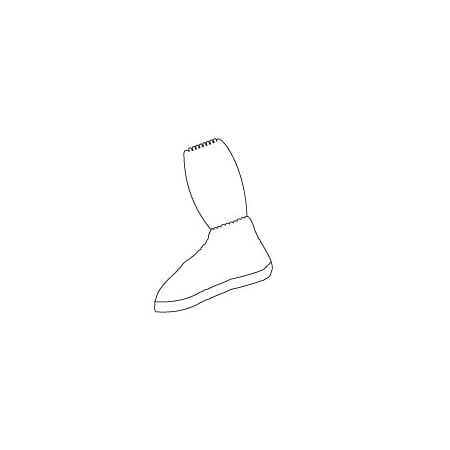 Kappler ProVent Knee-High Shoe/Boot Cover, White, One Size, 50PK PVN023GW0S